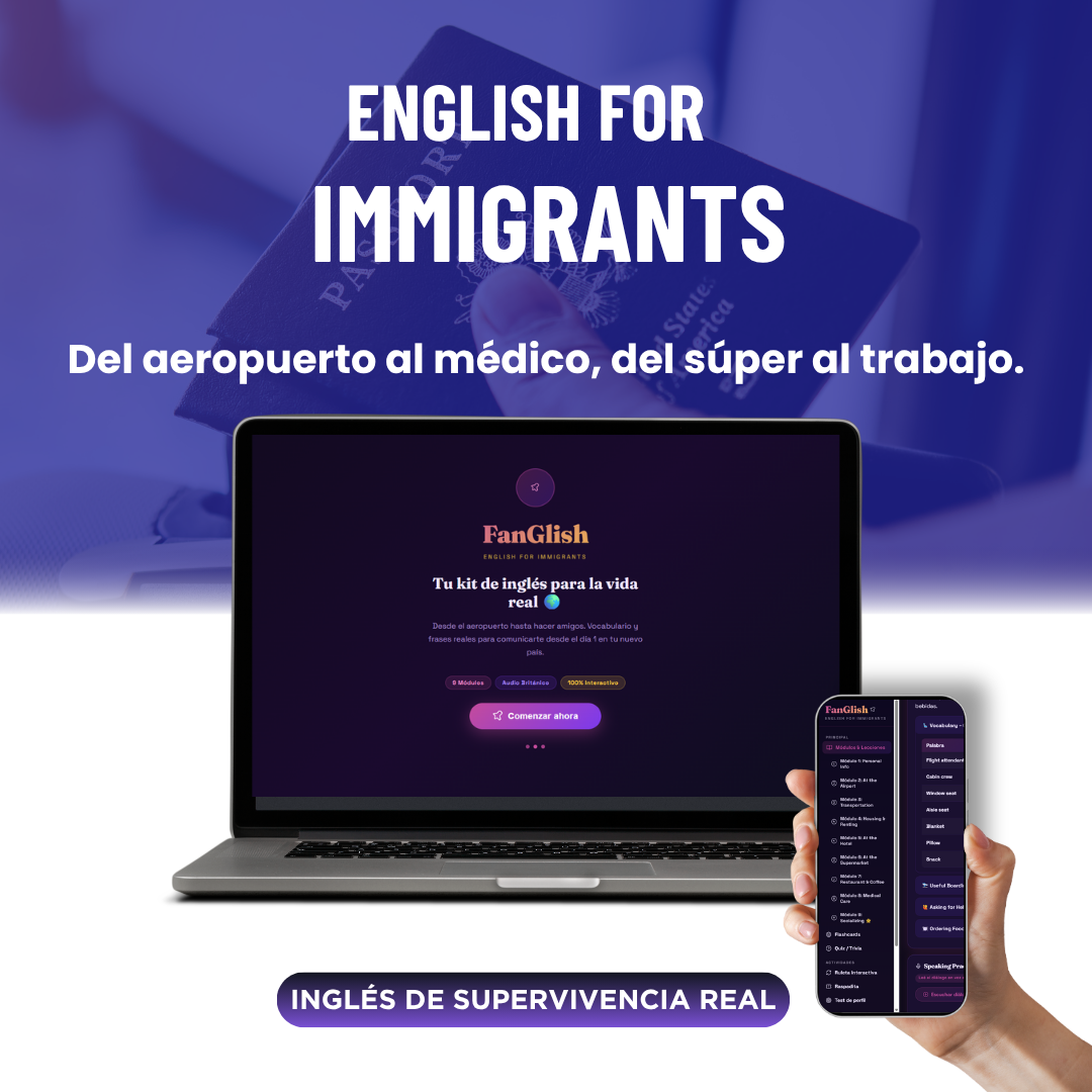 English for Immigrants. Tu kit de inglés para la vida real